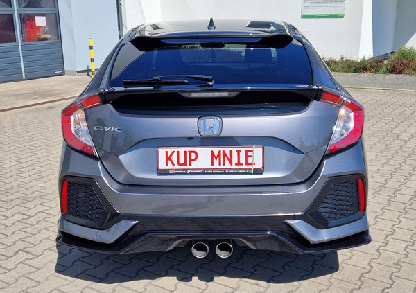Honda Civic cena 72500 przebieg: 121000, rok produkcji 2017 z Świnoujście małe 379